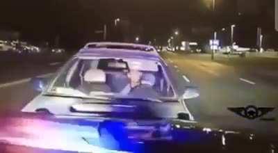 Thinking he could DUI without the cops noticing.