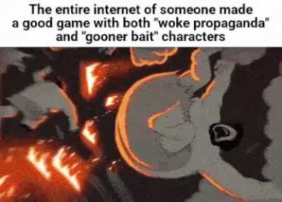 It would be funny if there was a single game which both sides of internet will use as a example of good character desing.