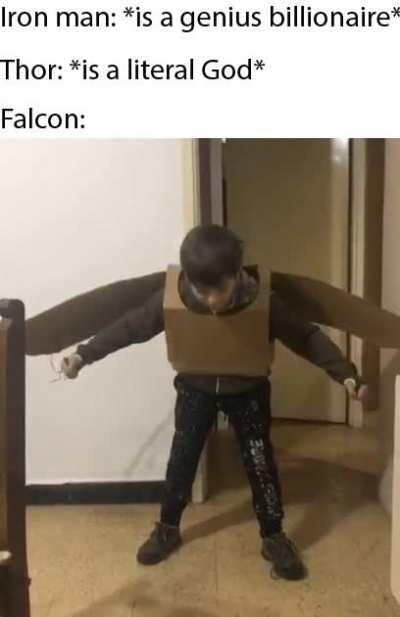 He's got cool wings!