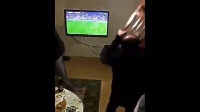 POV: you are watching football with your Balkan family