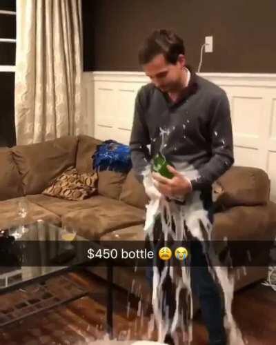 He left the coil on like a pro