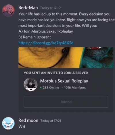 The choice of a endless lifetime.