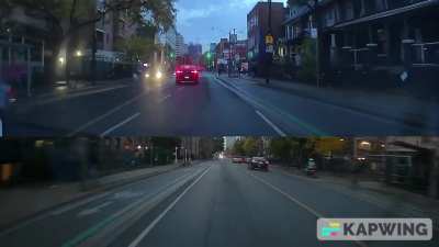 Cyclist T-boned me on a green light today, thank god for brakes, and cops witnessing what happened. 