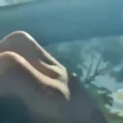 Using fireworks inside a car