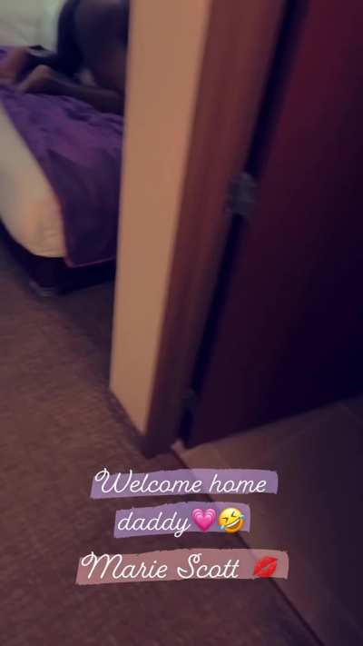 Welcome home daddy💦🍆