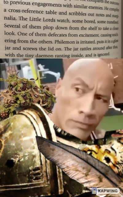 This is an actual excerpt from a book my brother has been reading