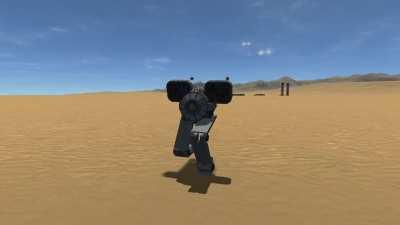 Upgraded one of my mechs to shoot fireworks