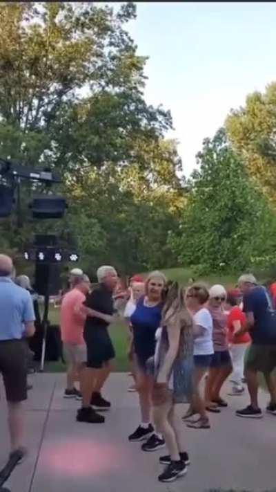 are they dancing to the words or the music?