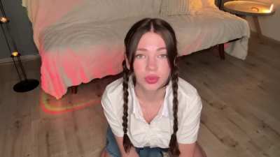 Emily ASMR - wet mic pumping & going down