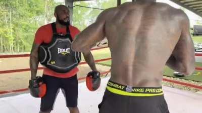 Deontay Wilder new training footage