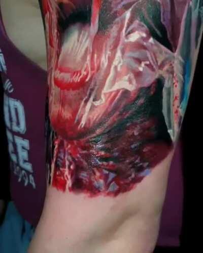 Outstanding realistic tattoo work done by © Artem Tsytsylin, Kharkov | Ukraine