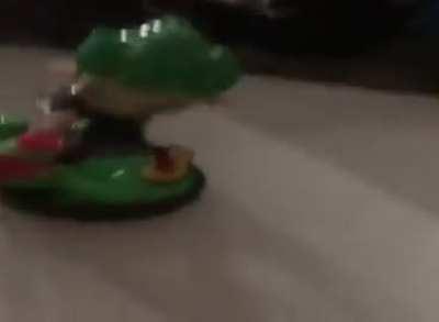 I discovered the hair comes off