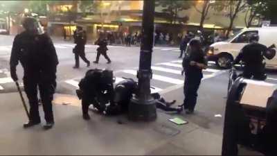 Literal fascism taking place infront of our own eyes. This is the same thing we have watched happen in China and Hong Kong.