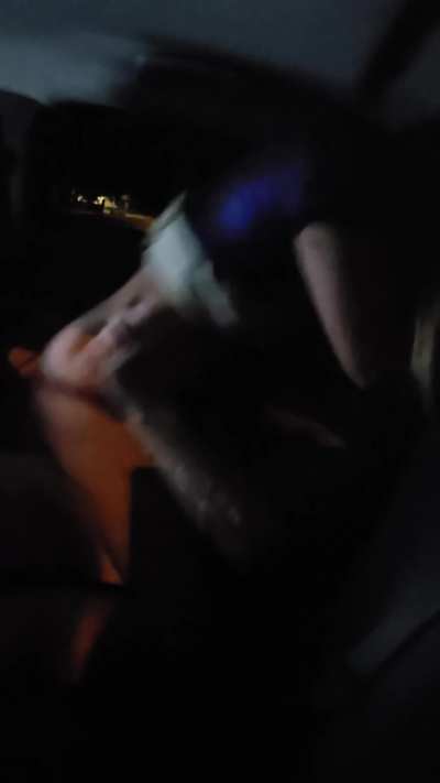 Riding a guy I just met at the bar.