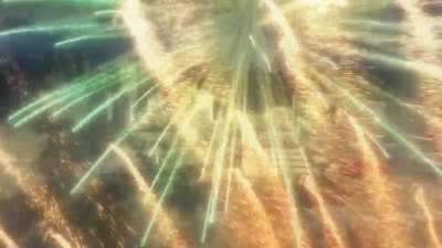 The Japan National Stadium briefly featuring in Weathering With You. Olympics opening ceremony will be held here today