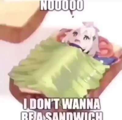 Become one with the sandwich