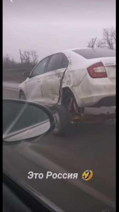 Rear axle broken? No problem.