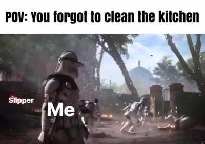 The power of the slipper