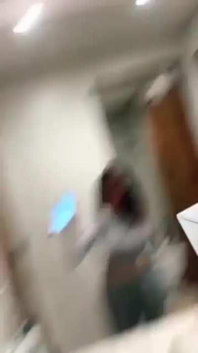 With her best friend