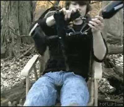 Right in the fucking seedbag