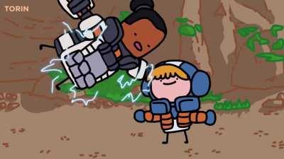 3 years ago I animated Wattson's finisher and posted it here, now that I know more about animation I remade it, hope you like it! YT link in comments