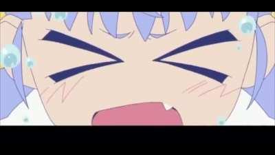 Hachikuji attacks Araragi | Araragi attacks Hachikuji [Monogatari]