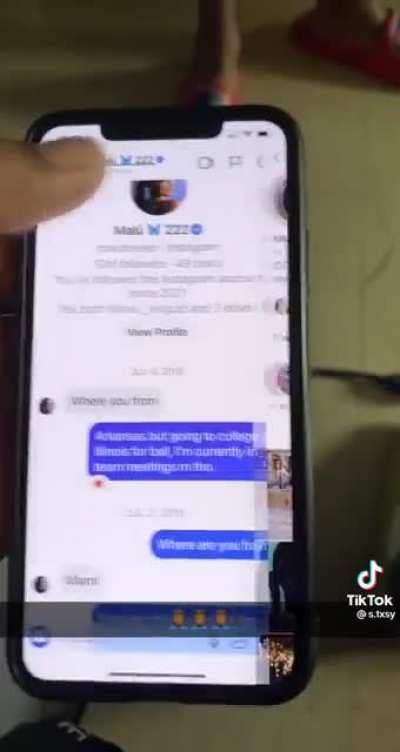 How u gon miss the bag like that 💀