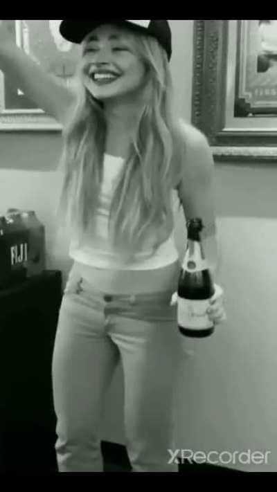 Sabrina Carpenter being herself