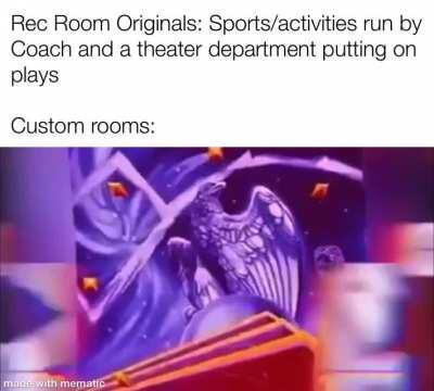 More types of rooms than there are colors on a spectrum