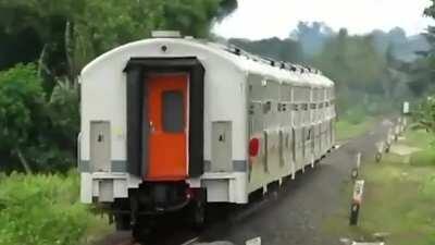 Crossing unguarded rail without looking first