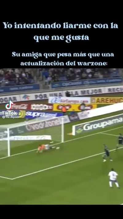 yo intentando liarme con la que me gusta