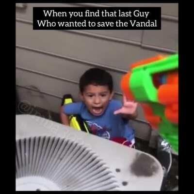 For me it is satisfaction. For him paiin