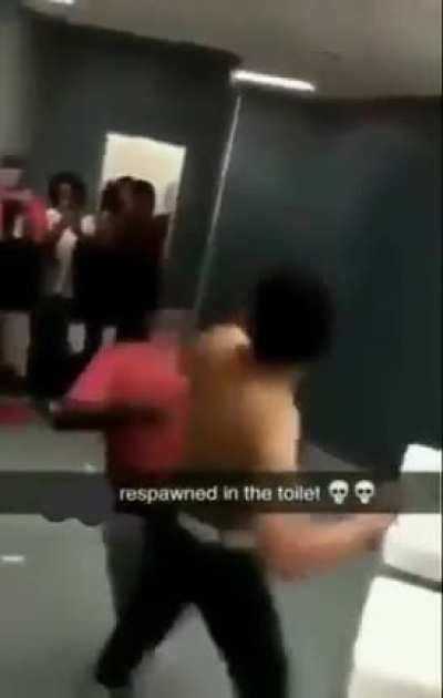 respawned in the toilet