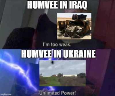 le Humvee has arrived
