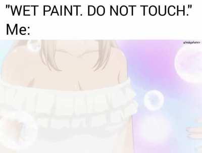 May I fondle this wall?