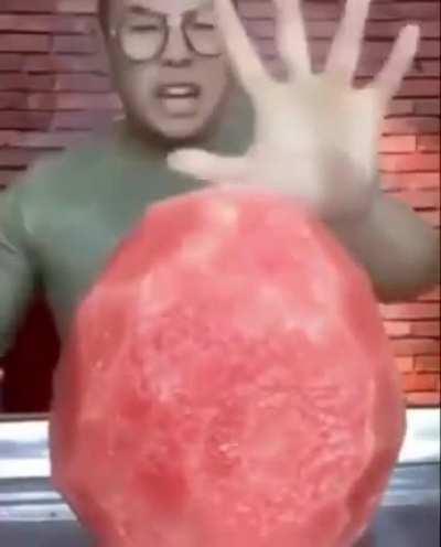 He is going to eat the whole thing caw caw