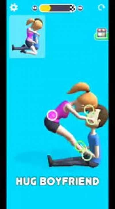 Just casually playing mobile games.