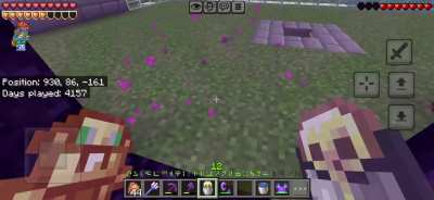 Sulfur cube glitch where it can give you a... nether portal block? (Originally shared by xiléf666)