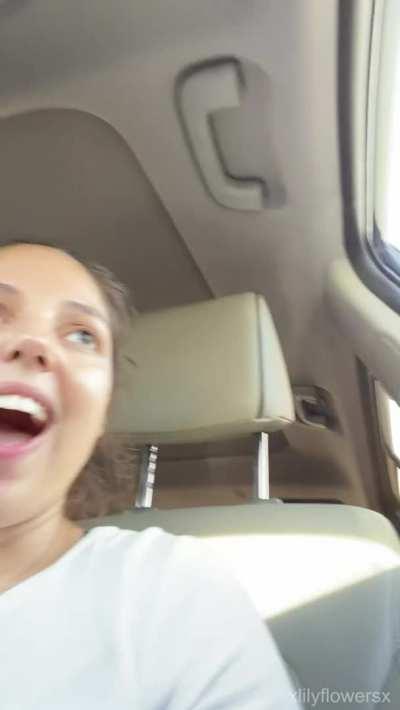 Masturbating in a public parking lot