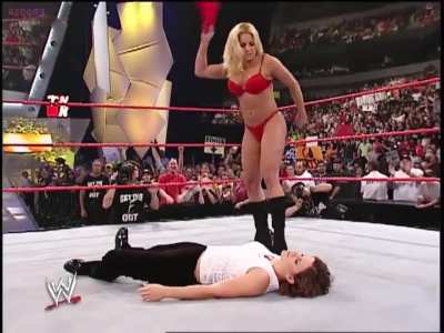 Trish Stratus In Red