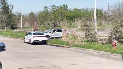 We ordered the security guard a pizza