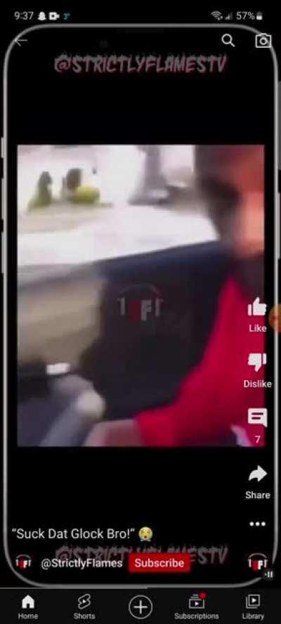 Man sucked that glock better than any chick could ever 💀💀