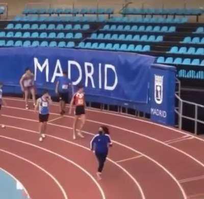 Dude hit 88mph and went to the future.