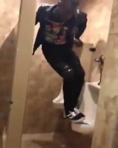 I never thought urinals were so strong.