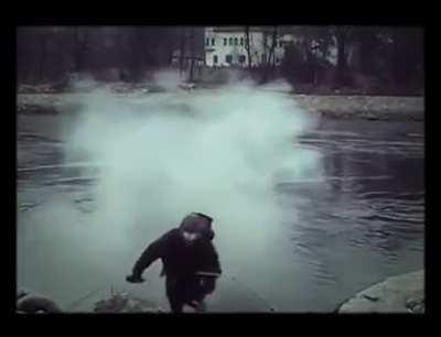 Skipping Rocks across the river