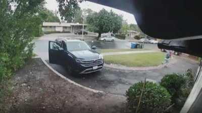 Two year Daughter dragged away by a coyote outside their Los Angeles home, before being saved.