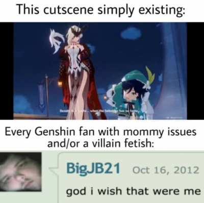 It's me, I am Genshin fan