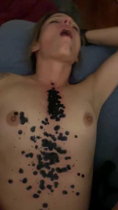 Tied up, rough anal, hot wax and forced to cum