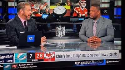 [highlight] during the NFL Network postgame show Chris Rose asks Maurice Jones-Drew if the Chiefs can ride the 