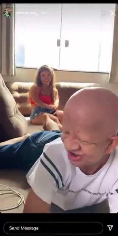 old nigga baby practicing for brucie